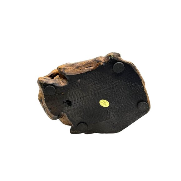 Bronze-Tone Giraffe Sitting Figurine Candle Holder - Picture 7 of 7